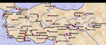 First Living Centers in Turkey,Turkey Map