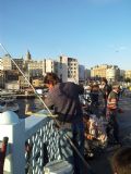 Fishing people in Golden Horn , Istanbul