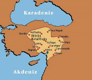 Hittit Map, Map of Hattits, Map of Hattusas, Map of Ankara