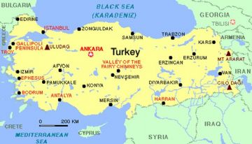Turkey Travel Map