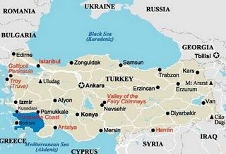 Turkey Travel Map