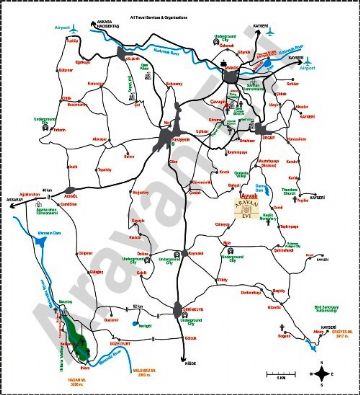 Cappadocia Map, Map of Cappadocia, Goreme map, Urgup Map