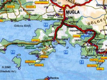 Marmaris Map, Map of Marmaris, Mugla Marmaris Map