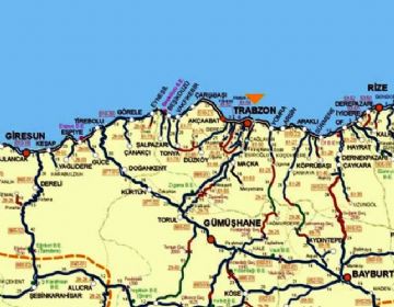 Trabzon Map, Map of Trabzon